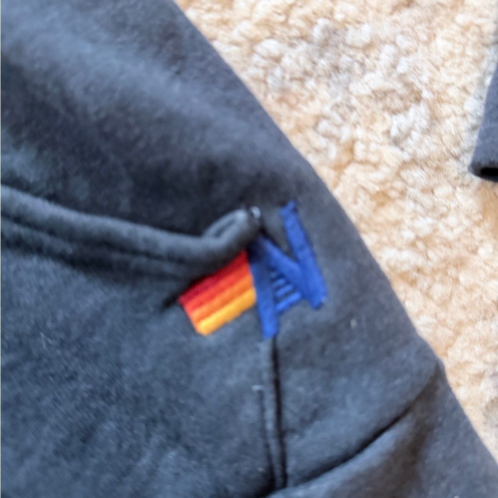 Very Rare Aviator Nation 360 Chevron Stripes Full Zip Hoodie - Picture 7 of 7